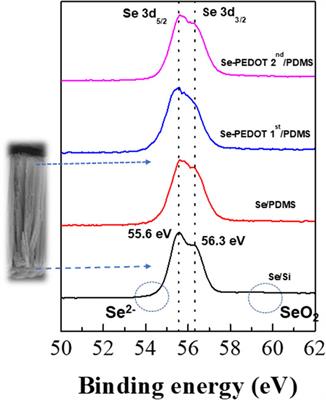 Enhanced Thermoelectric Properties of Composites Prepared With Poly(3,4-Ethylenedioxythiophene) Poly(Styrenesulfonate) and Vertically Aligned Se Wire